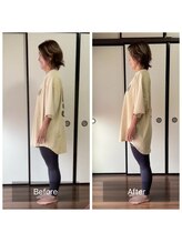 ミントのかべの整体院/施術ビフォーアフター