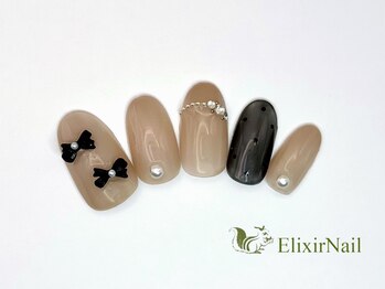 エリクサーネイル 神田(Elixir Nail)/シンプル / クーポン使用