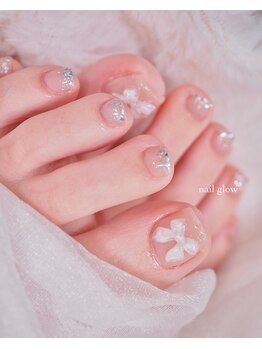 ネイルグロウ(NAIL GLOW)/ガーリー☆フットネイル