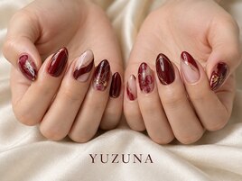 ボルドーネイル014