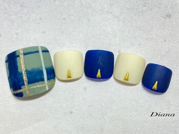 ディアナ ひたちなか高場店(DIANA)/定額ネイル　7700円　C‐013