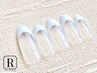 【パラジェル使用】フレンチ（クリアベース） ￥9500→￥9000