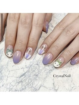 クリスタルネイル ボンベルタ橘店(CRYSTAL NAIL)/梅雨ネイル