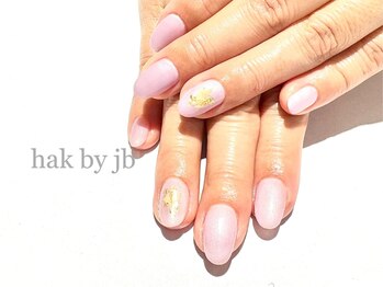 ハク ネイル バイジェービー 稲毛(hak nail byjb)/人気の1本アート