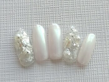 ビーケア 自由が丘店(B.care)/パール＆シェルネイル￥6480