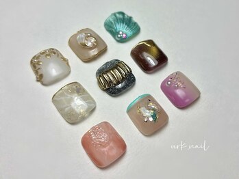 アークネイル 下北沢(urk.nail)/フット 親指アート