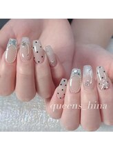 クイーンズビューティーサロン 新宿本店(Queen's beauty salon)/チップ長さ出し10本やり放題