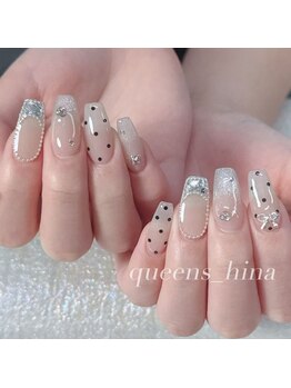 クイーンズビューティーサロン 新宿本店(Queen's beauty salon)/チップ長さ出し10本やり放題