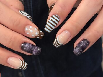 サンブラウン(SUN BROWN)の写真/持ち込みOK♪再現度の高い技術でドンピシャなネイルデザインをご提案◇ここでしか出来ない心躍るネイルを★