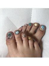 ライフ セカンド(LIFE2nd)/夏フットネイル