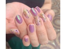 ネイルサロン リスタ(Rista)/ニュアンス　オーロラ　うずら