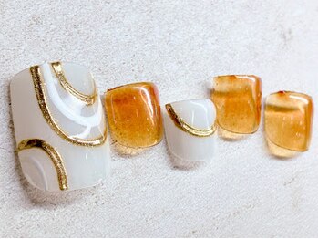 チェリーズネイル(Cherrys Nail)/ゴールド アクセント ネイル