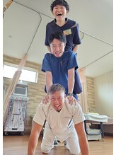 尾田整骨院/人間ピラミッド　(*^-^*)♪(笑)