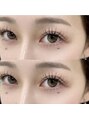 ローブ ネイル アイラッシュ(LOAVE NAIL EYELASH) 上下エクステ アップワードラッシュ 可愛い束仕上げです
