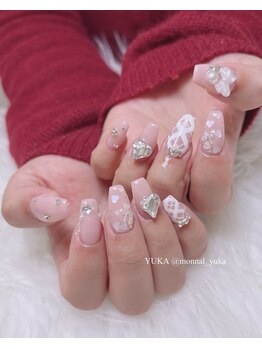 モナールアンド(MONNAL&)/ガーリーピンクネイル