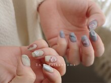 エン ダイカンヤマ(En'e daikanyama)/マットネイル×ニュアンスネイル