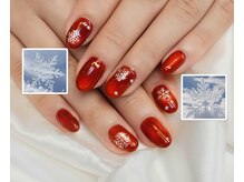 チェリー(Cherry)/【雪の結晶ネイル】
