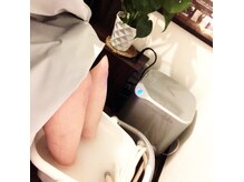 ヨサパーク フェリーチェ 六本松店(YOSA PARK)の雰囲気（水素とマイクロバブルの足湯で浮腫み改善◎美脚に♪ ）