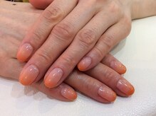 シャンネイルケアサロン(Shan Nail caresalon)/オレンジグラデ