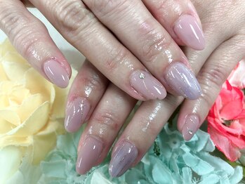 ダブルネイル(Double Nail)/【小山】大人ニュアンスネイル