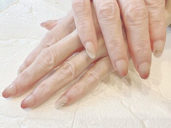 ブレスネイル(brace Nail)/２色のグラデーションネイル