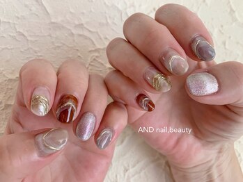 アンドネイル ビューティー(AND nail,beauty)/ニュアンスネイル/パラジェル