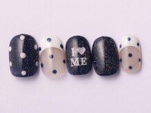 ジェミーネイル エビス(Jemiy nail ebisu)/ドットフレンチロゴ9480yen