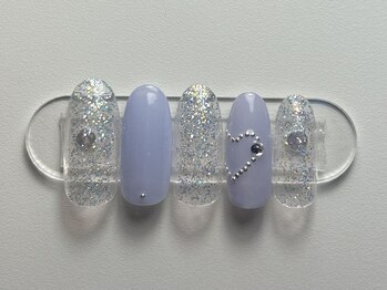 ジョアネイル(JOA Nail)/シンプルコース/ハート/ラメ