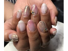 夏ネイルパールゲラデ☆オーダー