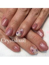 クリスタルネイル ボンベルタ橘店(CRYSTAL NAIL)/フラワーネイル