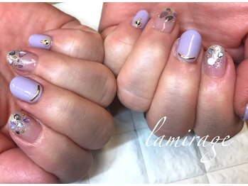 ネイルサロン ラミラージュ/シェルデザインネイル