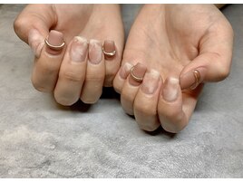 マーブルリングネイル