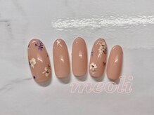 ミオリィ(meoli)/ワンカラー＋フラワーアート