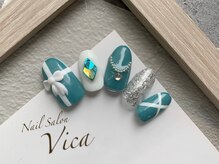 ヴィカ(Vica)/ターコイズブルーで大人可愛く☆