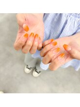 ワイズビューティ 梅田店(y’s beauty)/☆オレンジグラデーション☆