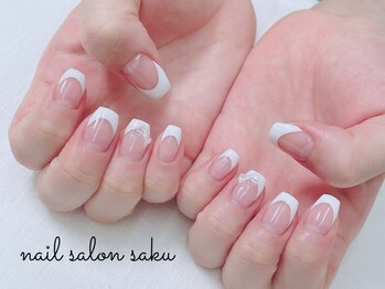 サク(saku)/フレンチ/ワンポイント/リボン