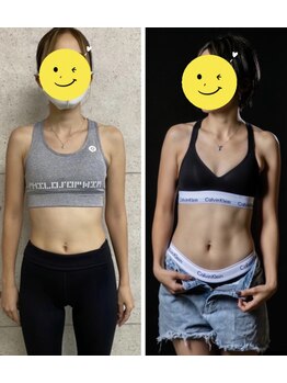 エムビーエルフィットネス 本陣亀島店(MBL.fitness)/お客様の変化30代女性】