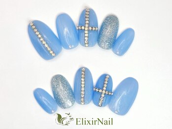 エリクサーネイル 神田(Elixir Nail)/シンプル / クーポン使用