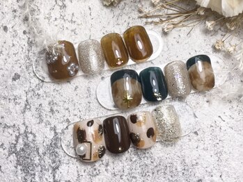 ムーミー 王子店(muu mii)の写真/【足元から楽しむならmuumiiにおまかせ♪ <定額6450円~10000円>】親指アート2本付きコースも大人気！[王子]