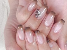 ケーズネイル製作所/大人ブラウンネイル