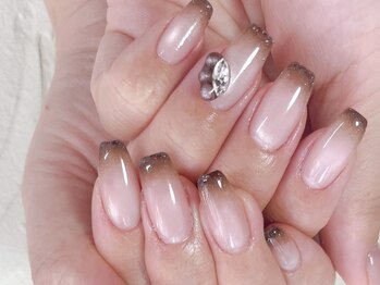 ケーズネイル製作所/大人ブラウンネイル