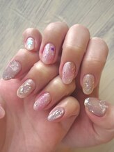 ステラマリス(Stella Maris)/春っぽピンクニュアンスネイル＊