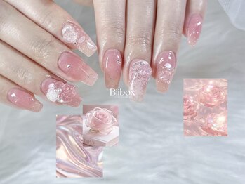 ビーボックス(Biibox)の写真/うる艶長さ出しネイル♪爪が弱い/短い方もお任せあれ♪入手困難のSNSで人気の最新パーツも豊富にご用意☆