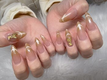 スノーネイルサロン 新宿店(Snow nail salon)/マグネットフレンチ