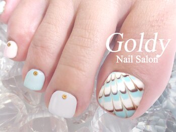 ネイルサロン ゴールディ(NAIL SALON GOLDY)/FOOT華やかアートコース