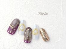 ネイルサロン ブランロール 白金店(Nail Salon Blanl'or)/キラゴテ☆個性派パープル