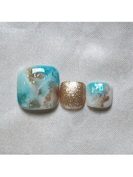 ナナズネイル 西小倉店(NANA's Nail)/3月定額デザイン　FOOT