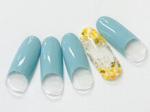 コルン/春フラワーネイル