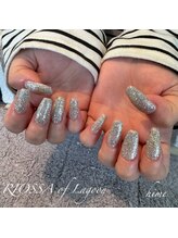 リオッサ オブ ラグーン(RIOSSA of Lagoon)/キラキララメ×ワンカラーネイル