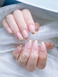 ミラーフレンチネイル